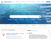 Tablet Screenshot of enter-network.eu